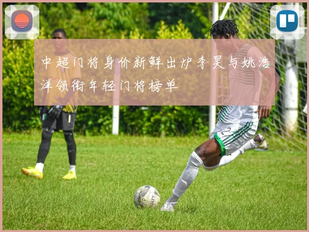 中超门将身价新鲜出炉李昊与姚浩洋领衔年轻门将榜单
